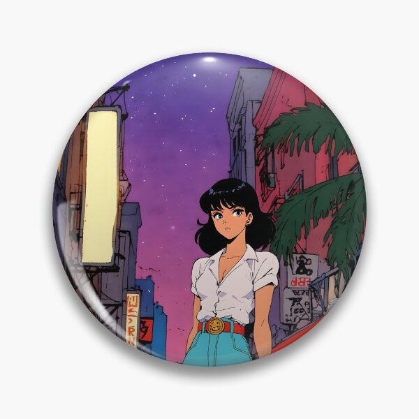Item preview, Bourbon Street New Orleans USA Retro Anime Girl 80s Vintage Travel designed and sold by Retro-Anime9.