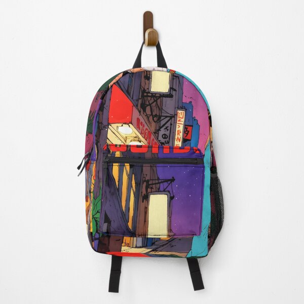 Item preview, Bourbon Street New Orleans USA Retro Anime Girl 80s Vintage Travel designed and sold by Retro-Anime9.