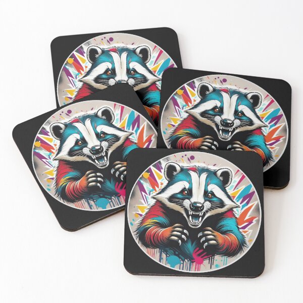 Item preview, Grafitti Angry Badger designed and sold by Boxing Kangaroo Retail Company.