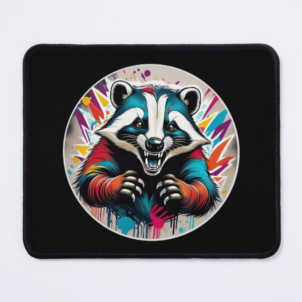 Item preview, Grafitti Angry Badger designed and sold by Boxing Kangaroo Retail Company.
