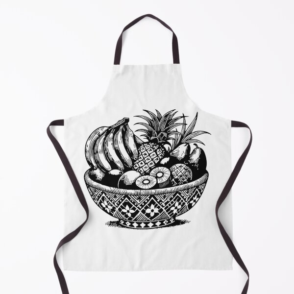 Item preview, Bowl of Bounty: A Tropical Feast in Black and White designed and sold by Carocas20.