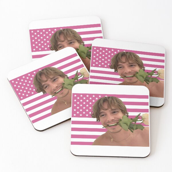 Item preview, with R O S E pink american flag Nicholas CHAVEZ  designed and sold by StanaLuis.