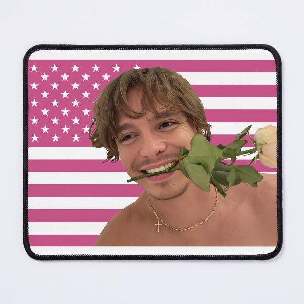 Item preview, with R O S E pink american flag Nicholas CHAVEZ designed and sold by StanaLuis.