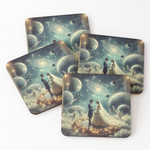 Item preview, Dreamy Wedding Bliss, Love in Space designed and sold by choder61.