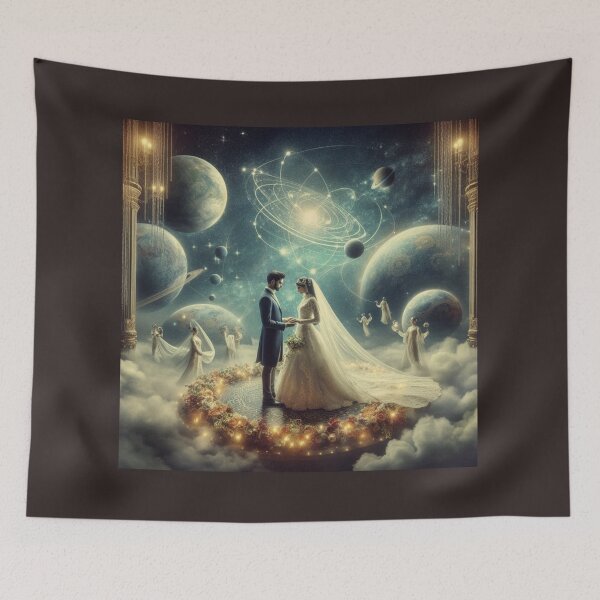 Item preview, Dreamy Wedding Bliss, Love in Space designed and sold by choder61.