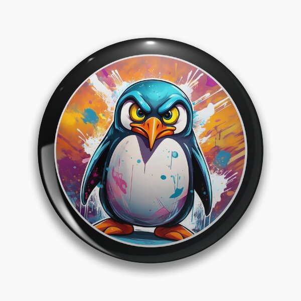 Item preview, Pingüino enojado grafiti designed and sold by Boxing Kangaroo Retail Company.