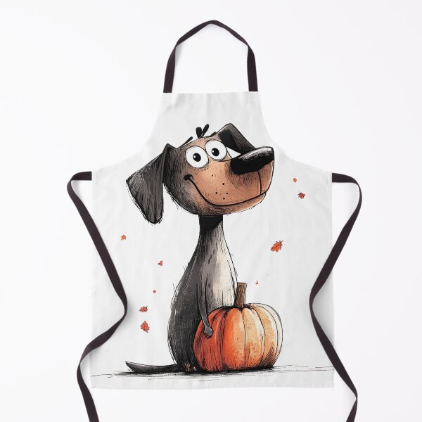 Item preview, Cute dog puppy with pumpkin Halloween designed and sold by anetazakova.