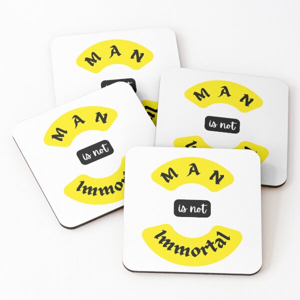 Item preview, Man is not immortal designed and sold by Santy2023.