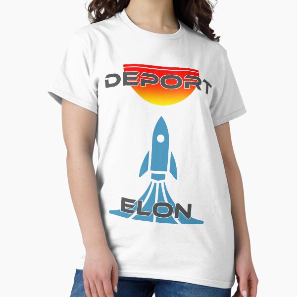 Item preview, Deport Elon | Satirical Retro Vintage | Anti Elon Musk Protest designed and sold by 3MillsDesign.