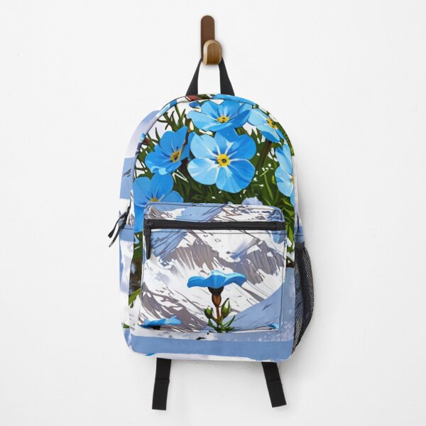 Item preview, Blue flowers in high land. designed and sold by PatDoArt.