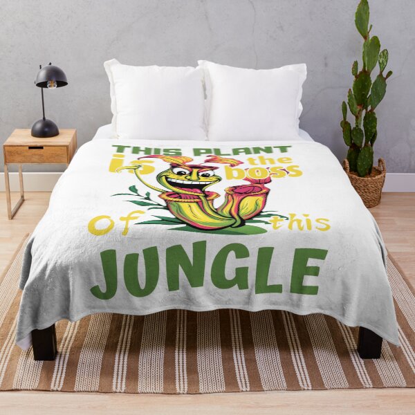 Item preview, Esta planta es la jefa de esta jungla, un señor vibrante y caprichoso, un toque de verde y amarillo en un mundo blanco. designed and sold by SplashTastic.