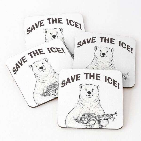 Item preview, polar beas SAVE THE ICE designed and sold by aliraweb.