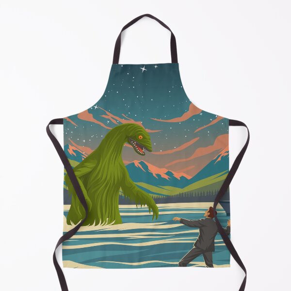Item preview, Loch Ness Monster Cryptid Travel Poster designed and sold by Stadify.