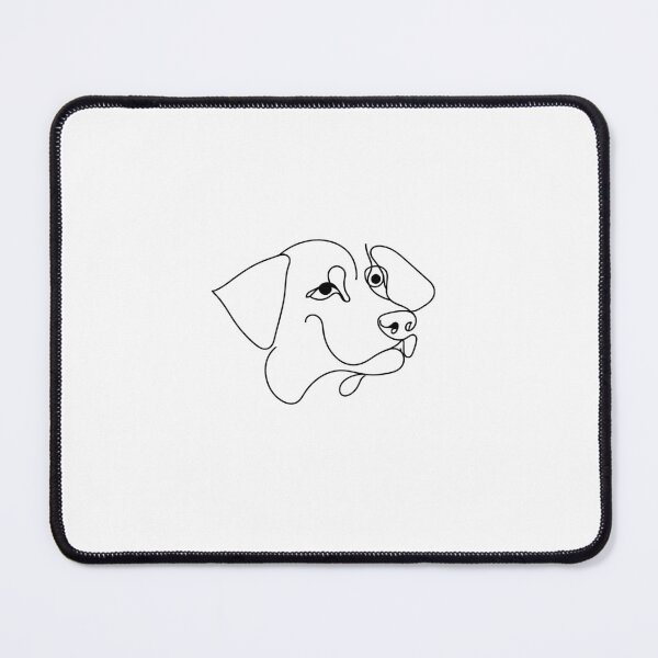 Item preview, Minimalist Line Art Dog Illustration designed and sold by GeoSketchWear.
