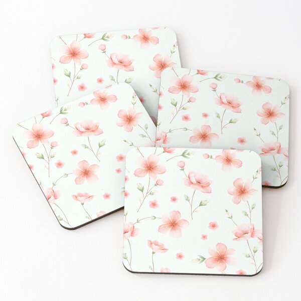 Item preview, Pink Flowers Patterns  designed and sold by svarupa.