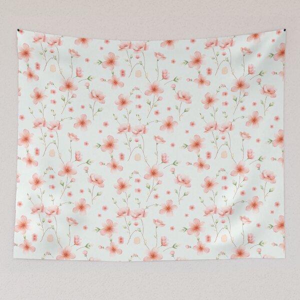 Item preview, Pink Flowers Patterns  designed and sold by svarupa.