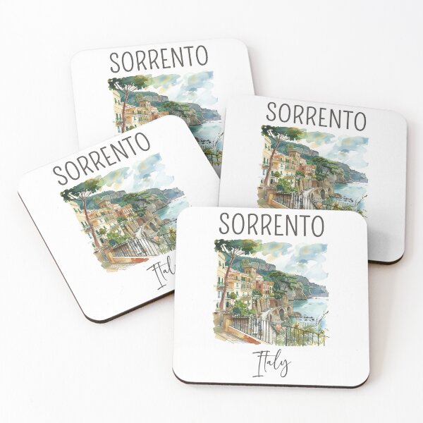 Item preview, A Watercolor Design of Sorrento - Italy  designed and sold by Sketch-Shack.