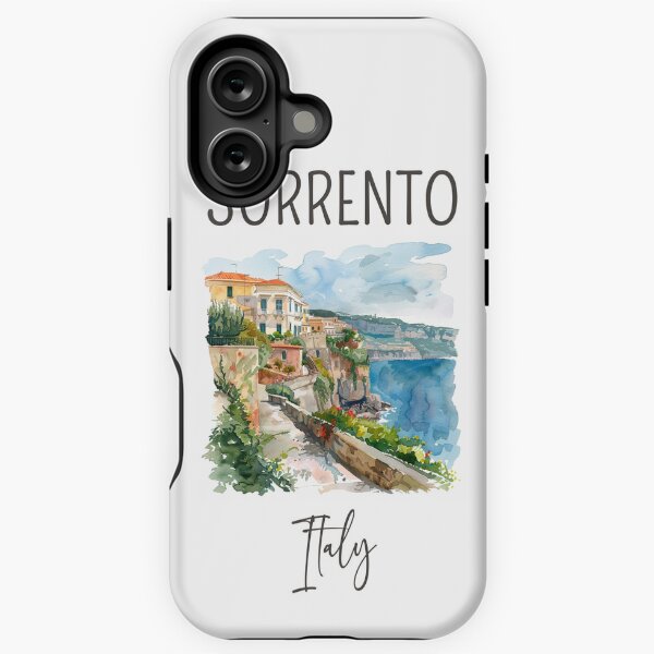 Aperçu de l'œuvre Une aquarelle de Sorrente - Italie créée et vendue par Sketch-Shack.