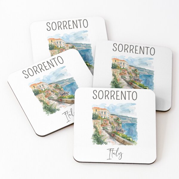 Item preview, A Watercolor Design of Sorrento - Italy  designed and sold by Sketch-Shack.