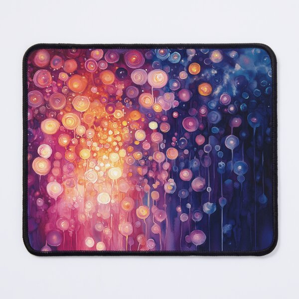Item preview, Illuminated Watercolor Floral Abstract Art designed and sold by solynneart.