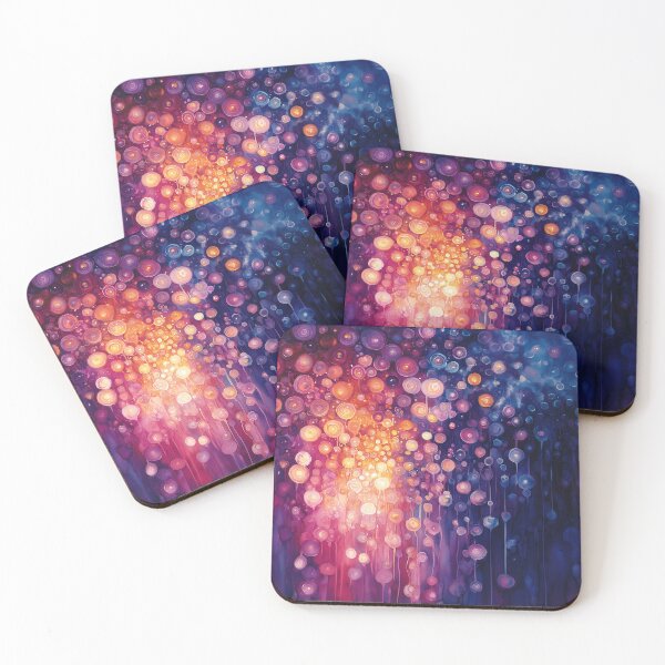 Item preview, Illuminated Watercolor Floral Abstract Art designed and sold by solynneart.