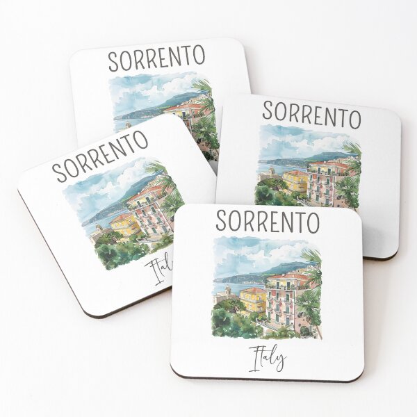 Item preview, A Watercolor Design of Sorrento - Italy  designed and sold by Sketch-Shack.