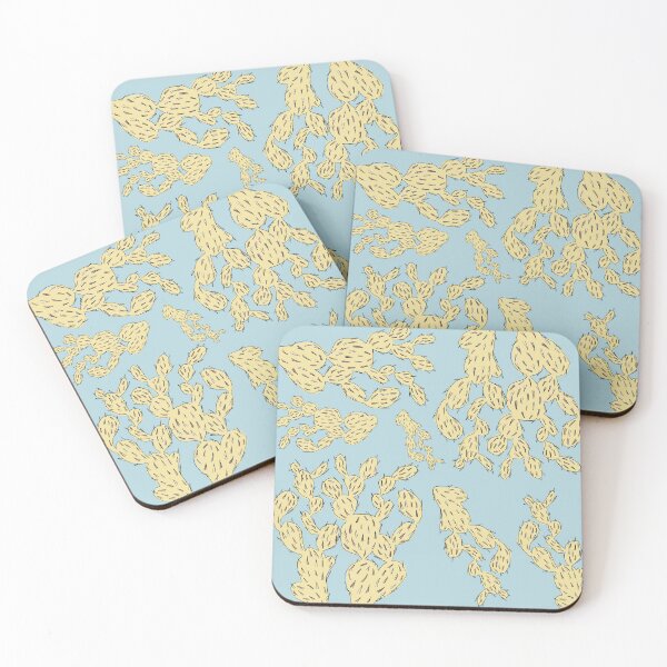 Item preview, yellow cacti, pattern designed and sold by AvotArt.