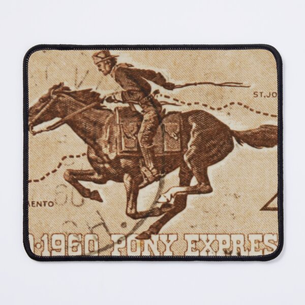 Item preview, Pony Express commemoration postage stamp designed and sold by Photopat.
