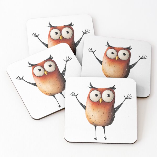 Item preview, Happy owl designed and sold by anetazakova.