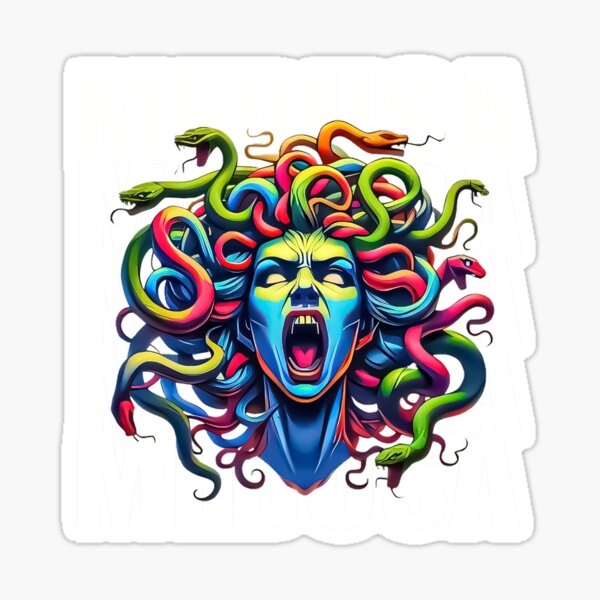 Vista previa del artículo con la obra «Medusa», diseñado y vendido por World of Joy.