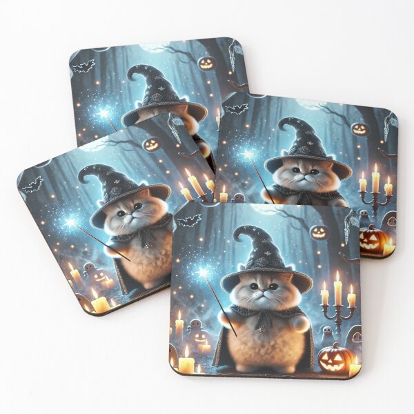 Item preview, Kitty cat performs Halloween magic designed and sold by Purpleflex.