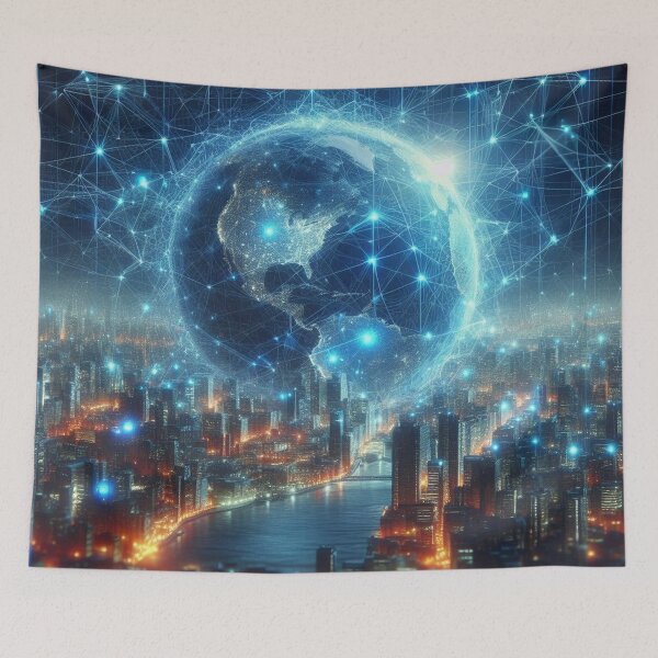 Item preview, Digital Network Grid designed and sold by crazirious.