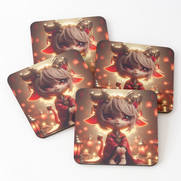 Item preview, Little Demon Chibi Girl designed and sold by GalleryBrisArt.
