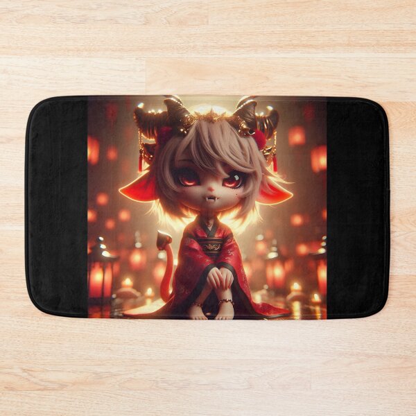 Item preview, Little Demon Chibi Girl designed and sold by GalleryBrisArt.