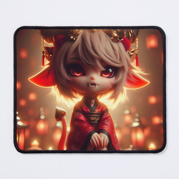 Item preview, Little Demon Chibi Girl designed and sold by GalleryBrisArt.