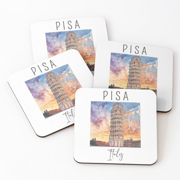 Item preview, A Watercolor Design of Pisa - Italy  designed and sold by Sketch-Shack.