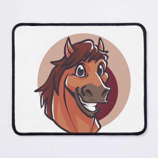 Item preview, Laughing Cartoon Horse Full of Joy designed and sold by nada-art.