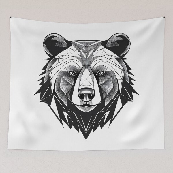 Item preview, Geometric Bear designed and sold by WildArtistry.