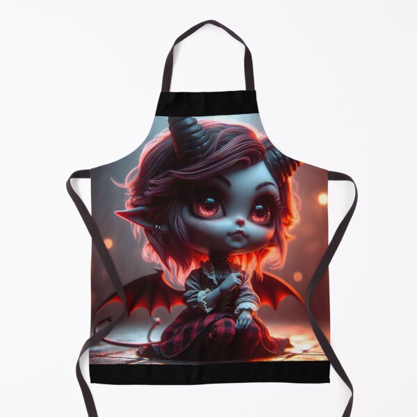 Item preview, Little Demon Chibi Girl designed and sold by GalleryBrisArt.