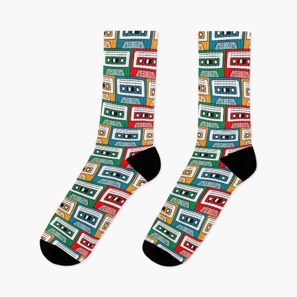 Item preview, Pop Art Cassette Tape Pattern designed and sold by PILANTROP.