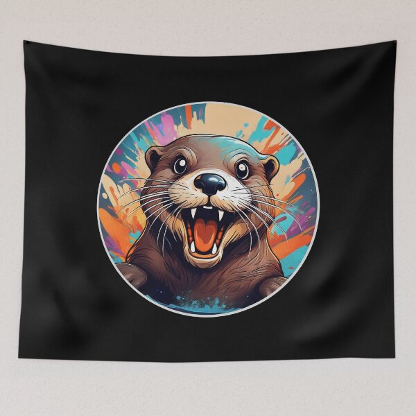 Item preview,  Grafitti Angry Beaver designed and sold by Boxing Kangaroo Retail Company.