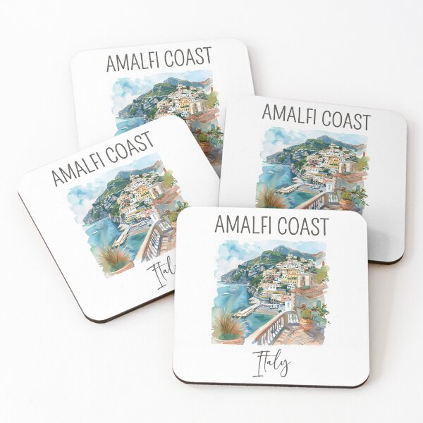 Item preview, A Watercolor Design of Amalfi Coast - Italy  designed and sold by Sketch-Shack.
