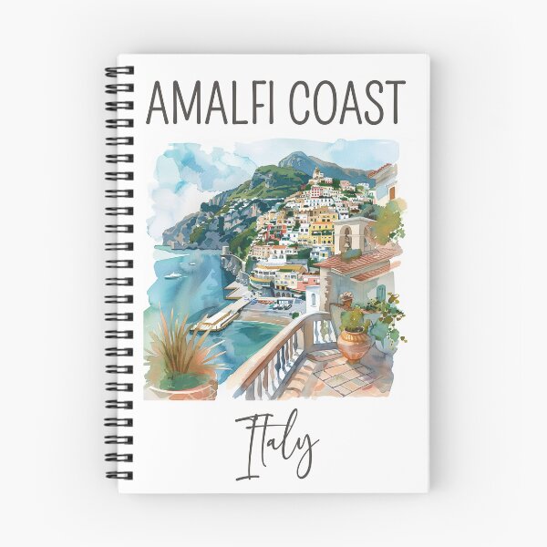 Item preview, A Watercolor Design of Amalfi Coast - Italy  designed and sold by Sketch-Shack.
