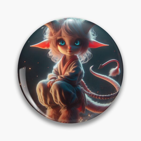 Item preview, Lil Demon Chibi Girl designed and sold by GalleryBrisArt.