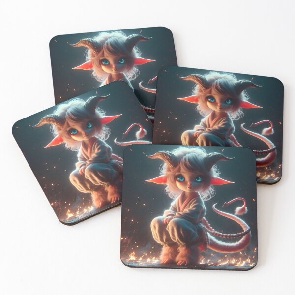 Item preview, Lil Demon Chibi Girl designed and sold by GalleryBrisArt.