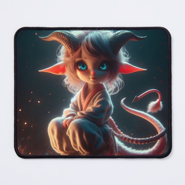 Item preview, Lil Demon Chibi Girl designed and sold by GalleryBrisArt.