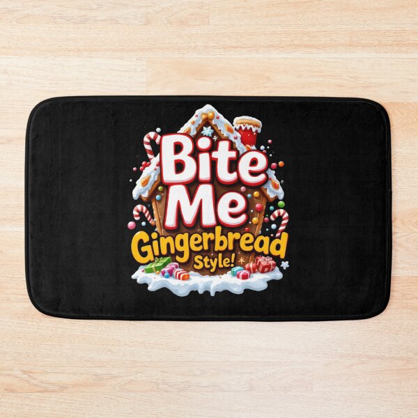 Item preview, Bite Me Gingerbread Style - Funny Christmas Design by LaLi Designs designed and sold by LaLi-Designs.