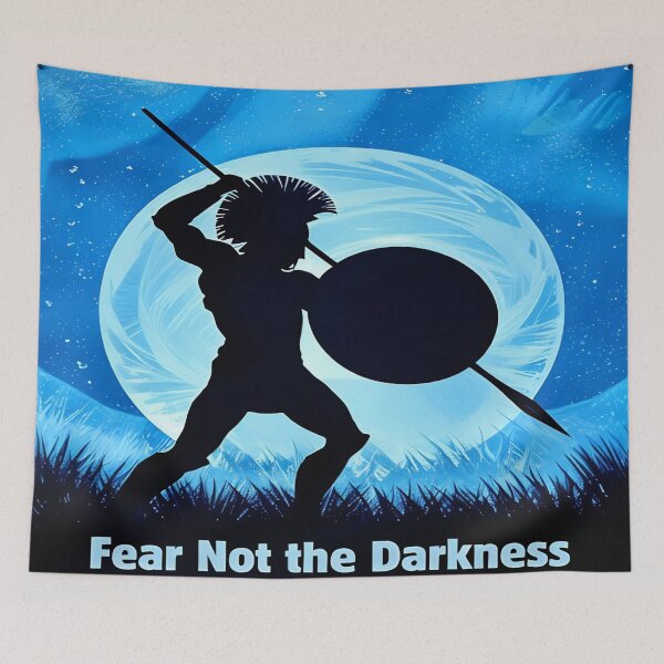 Item preview, Fear Not the Darkness: Warrior Against Blue Moon designed and sold by gleefulme.
