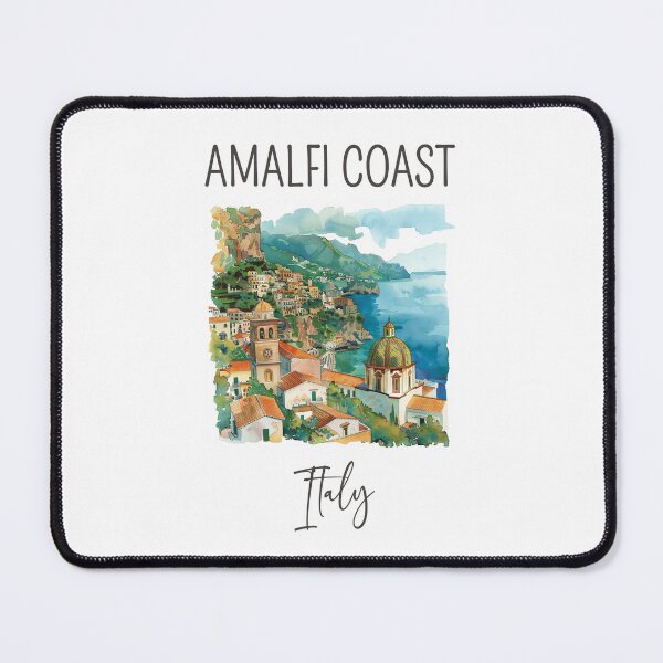 Item preview, A Watercolor Design of Amalfi Coast - Italy  designed and sold by Sketch-Shack.