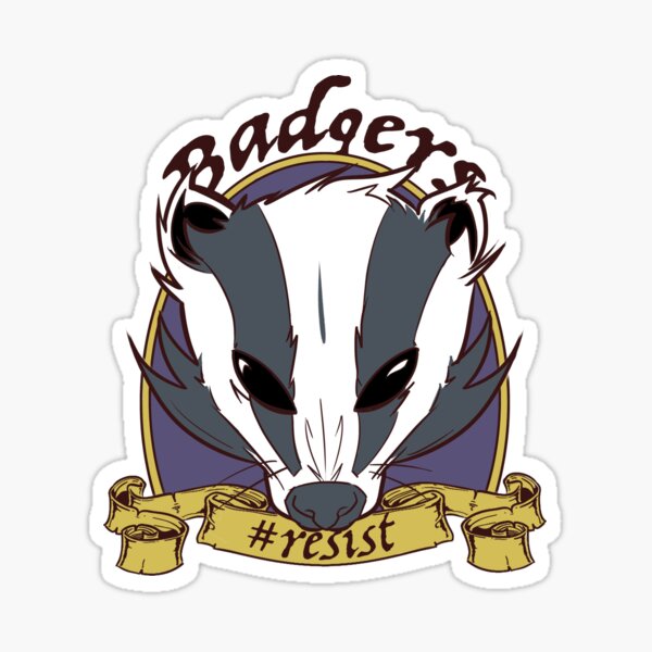 Badgers - Resist Sticker